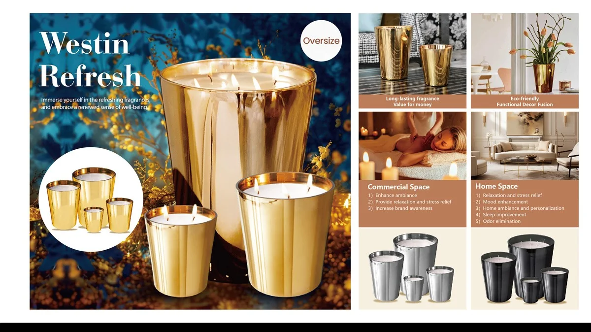St Future Oversize Home Aroma Candle/ diffuser