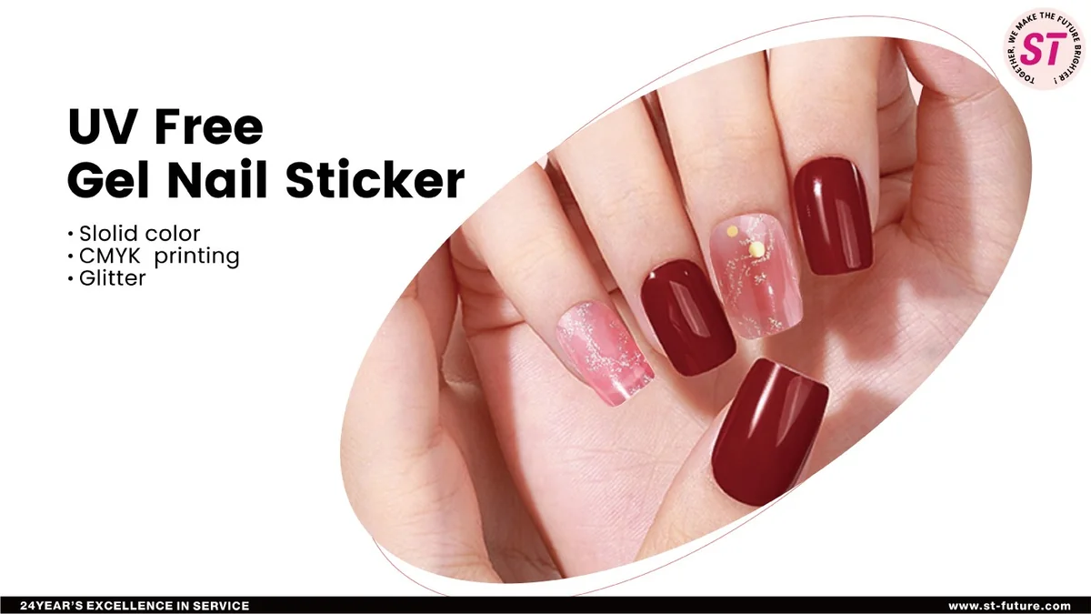 St Future UV FREE GEL NAIL STICKER FSC