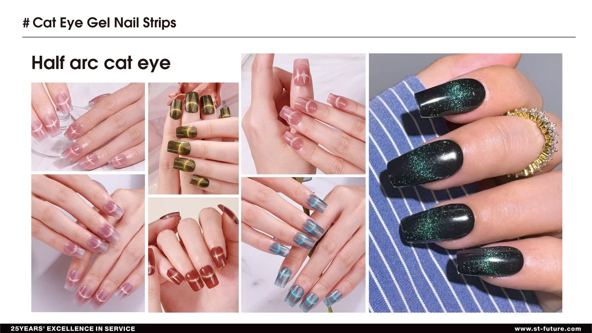 St Future Semi-Cured Gel NAIL Strips industrial