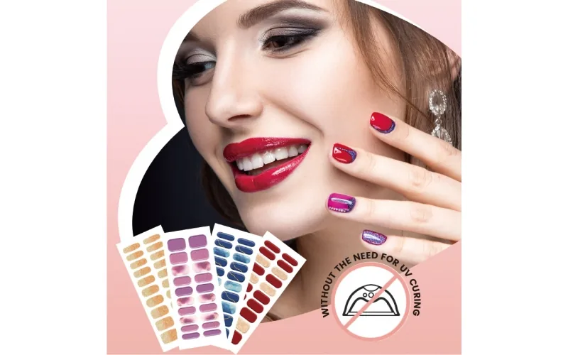 St Future UV Free Gel NAIL Strips OEM / ODM