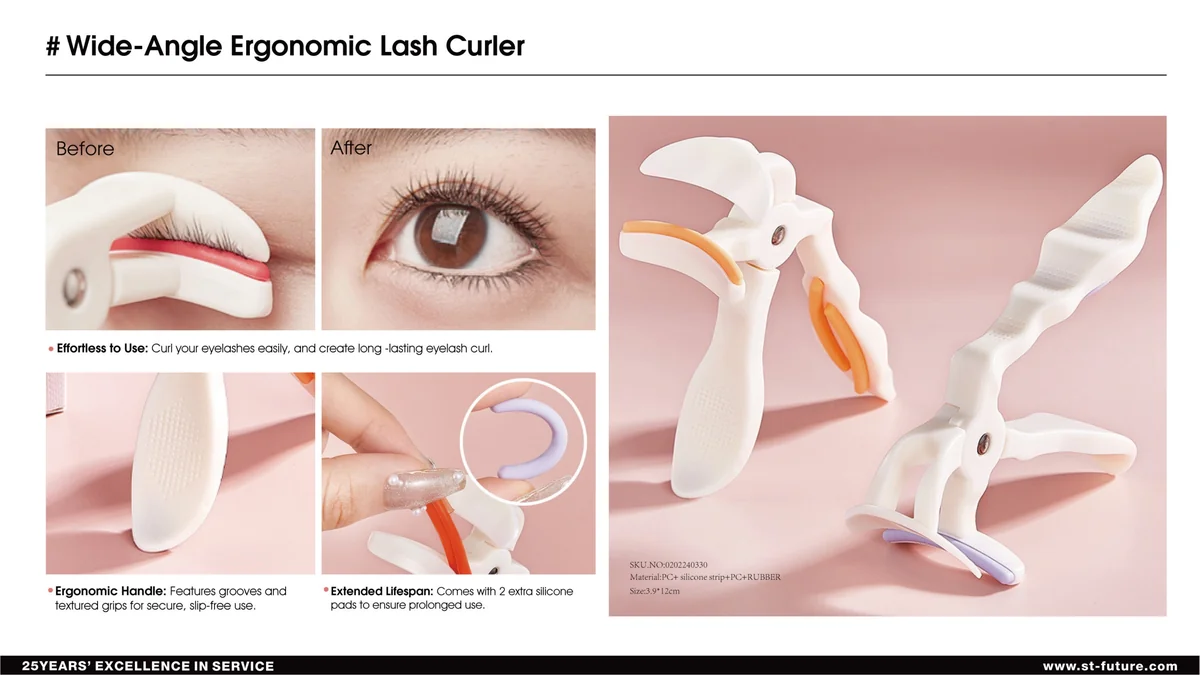 St Future Makeup Tools Eyelash curler Eyelash applicator Brow razor Tweezers Brow & lash brush Beauty scissor Product distributor quotation