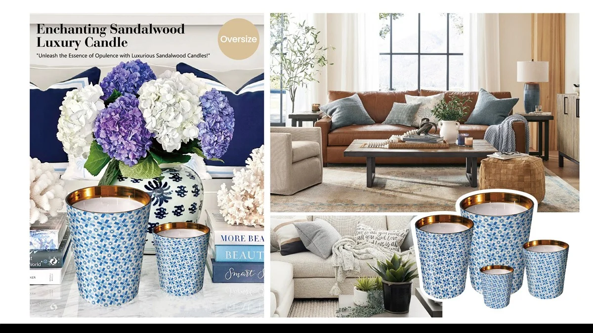 St Future Oversize Home Aroma Candle/ diffuser