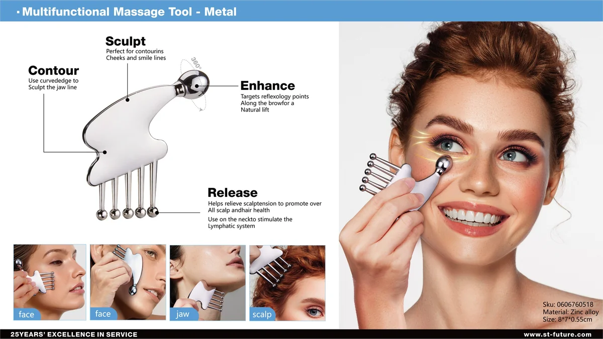 St Future Massager Meta lIce Tools Jade Ceramic Plastic Eco Woodend manufacturer factory supplier FSC