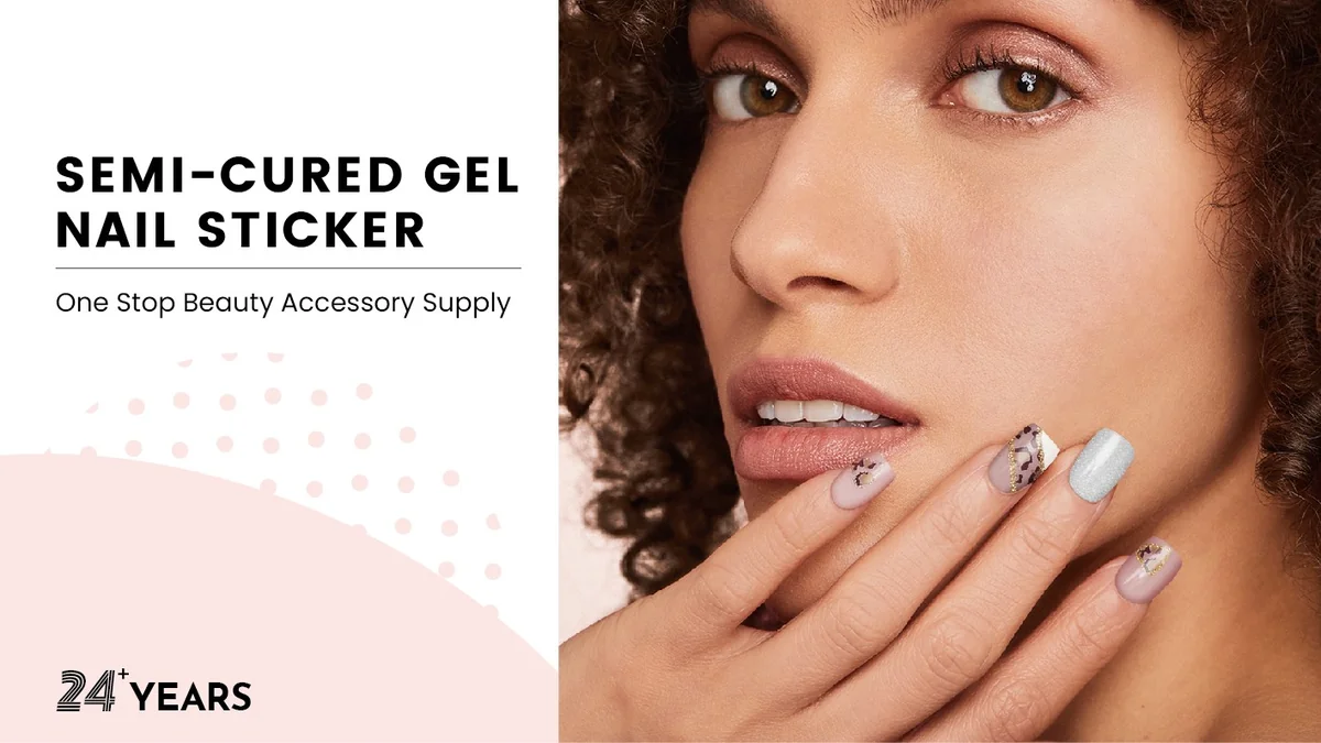 St Future semi-cured gel nail sticker products FSC