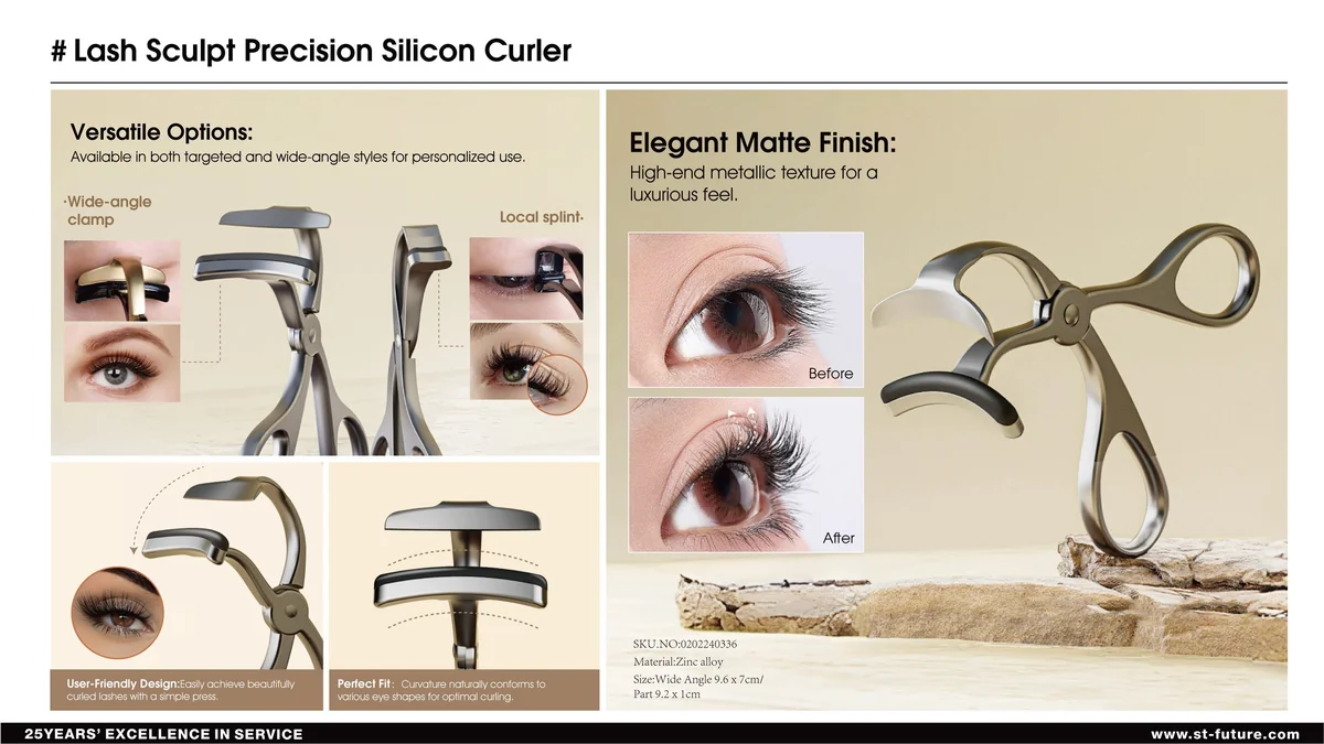 St Future Makeup Tools Eyelash curler Eyelash applicator Brow razor Tweezers Brow & lash brush Beauty scissor Product distributor quotation